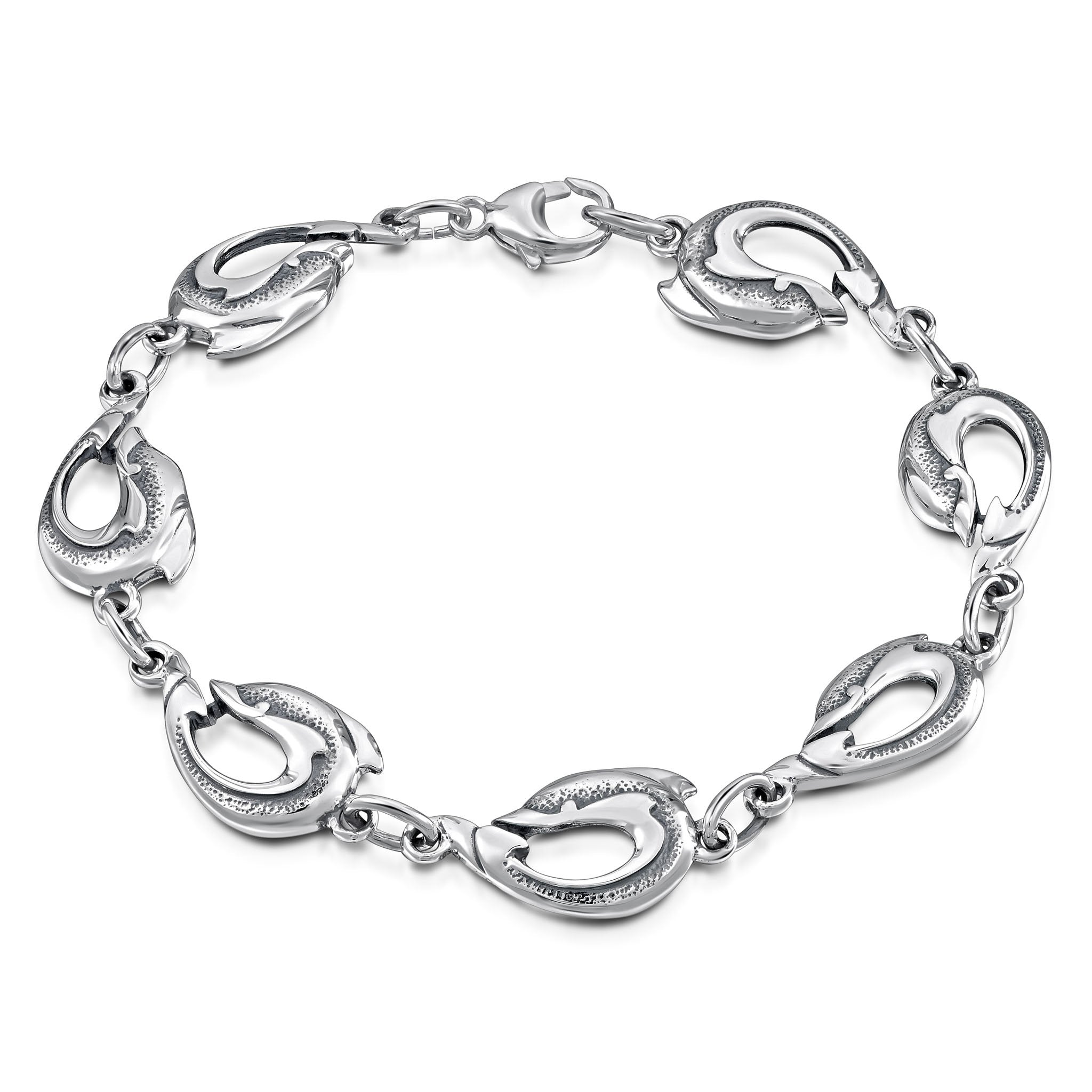 Silver hot sale dolphin bracelet